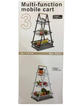 Трехуровневая Корзинка-Тележка на колесиках (Multi-function mobile cart 3-layer) - изображение 5