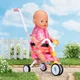 Игрушечный трехколесный велосипед для куклы 43 см «Приключения с Бертой» - изображение 3