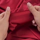 Ткань атлас шелк 96 гр/м2 140 см блестящая, легкая, для платьев, юбок, блуз, пижам, аксессуаров бордо м.п. - изображение 3