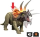 Динозавр Трицератопс зі світлом і звуком Світ юрського періоду Jurassic World Survival Wild Roar Triceratops Dinosaur Mattel (JKL81) - зображення 4
