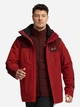 Куртка демисезонная с капюшоном мужская Jack Wolfskin Jasper Pro 3In1 Jkt M A66293-J0191 M Красная (4064886755818) - изображение 1