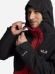 Куртка демисезонная с капюшоном мужская Jack Wolfskin Stonetrail 3In1 Jkt M A66291-J0191 S Красная (4064886753319) - изображение 5