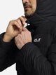 Пуховик короткий мужской Jack Wolfskin Wild Pass Down Hoody M Rds A66298-6000 S Черный (4064886758093) - изображение 5