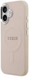 Etui plecki Guess PU Saffiano MagSafe do Apple iPhone 17 Pink (3666339550097) - obraz 2