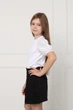 Блуза з коротким рукавом для дівчат 152 колір молочний YUKI ЦБ-00297021 - зображення 3