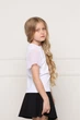 Блуза з коротким рукавом для дівчаток 116 колір білий YUKI ЦБ-00297025 - зображення 4