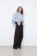 Джинсы baggy для женщин XXS цвет коричневый YUKI ЦБ-00298296 - изображение 2