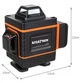 Poziomica laserowa 4D Bigstren 18763 16 linii 360 zielona wiązka (5904665712016) - obraz 15