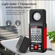 Люксметр цифровой 3в1 Habotest HT603 (от 0 до 200000 Lux; -20...+60°C; 0-99,9%) - зображення 3