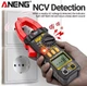 Токовые клещи ANENG PN108 (AC/DC — 600A; AC / DC — 600V; 20МОм; 99.99mF; 99.99kHz) NCV, HOLD, температура - изображение 4