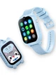 Смарт часы детские умные для детей ребенка смартчасы smart watch смартвотч с gps трекером видеозвонком и hd камерой 2 сменных корпуса в комплекте голубой - изображение 9