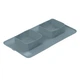 Складана подвійна дорожня миска для собак WAUDOG Silicone 2 x 300 мл 38,5 x 23 x 5 см сіра (508011) - зображення 2
