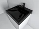 Черная Раковина, Умывальник на стиральную машину Luxor Cristal Black - изображение 10