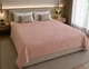 Простынь махровая жаккардовая Parisa Home Premium 200х220 плотность 470 г/м2 персиковая - изображение 1