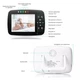 Видеоняня Baby Monitor SM-35 беспроводная с монитором 3.5 дюйма - изображение 6
