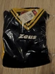 Комплект футбольный Zeus Kit Dedalo, 2 предмета (футболка + шорты), темно сине-желтый размер М - изображение 3