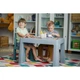 Комплект меблів Tega Baby TEGGI MULTIFUN + 2 стільця turquoise old rose grey (TI-011-174) - зображення 3