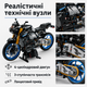 Конструктор мотоцикл Yamaha MT-10 SP 1478 деталей, масштаб 1:5, 44 см, коробка и подвеска. - изображение 4