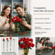Конструктор Букет из красных роз, 822 детали, Botanicals 10328 - изображение 6