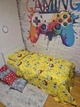 Комплект постельного белья Царский Дом Губка Боб SpongeBob Ранфорс Lux полуторный 145×215 см 2 наволочки 100% хлопок Турция (SB-15-145215-C10) - изображение 6