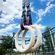 Деревянные гимнастические кольца со стропами на карабинах Monko Wooden Rings Carabiner 32мм - изображение 3