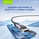 Кабель Bavin U-CB364-C Fast Charging 18W USB-A/Type-C 1 м Black (U-CB364-C BK) - изображение 4