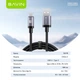 Кабель Bavin U-CB364-C Fast Charging 18W USB-A/Type-C 1 м Black (U-CB364-C BK) - изображение 9