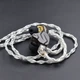 KZ Silver&Blue Cable – 8-жильний Hi-Fi кабель для навушників із посрібленої міді для аудіофілів - изображение 7