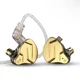 KZ ZSN PRO X (Gold, without Mic) – Гібридні навушники 1DD+1BA з преміальним звучанням - зображення 1