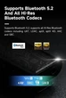 Підсилювач звуку HiBy W3 Gen 2 Bluetooth 5 2 ЦАП з чипом CS43131 95 мВт підтримка DSD256 PCM 384 кГц 32 біт NFC USB DAC мікрофон cVc CarPlay для навушників Чорний - зображення 8