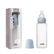 Дитяча пляшечка BIBS Baby Bottle Round Silicone 270 мл Medium Flow (середній потік) Baby Blue - зображення 7