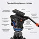 Професійний відеоштатив з рідинною головкою K&F Concept VA3+BV60 191см (KF09.148)(до 10 кг) - зображення 3