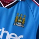 Ретро футболка Манчестер Сити 1997/98 домашняя - размер M - Manchester City, винтажное джерси - МАЛОМЕРНАЯ - изображение 3