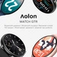 Смарт-часы Aolon Watch GTR Black (тонометр, пульсоксиметр, звонки) - изображение 2