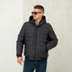 Зимова чоловіча куртка великого розміру UF-Fashion 35/1-е-сфк 60 графітовий - зображення 5