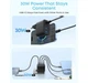 Зарядний пристрій Anker Zolo Charger 50W, 2xUSB-C, 2xUSB-A Black (A121EG11) - зображення 3
