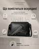 Сумка Vlieger & Vandam Messenger чорна з об’ємним декором у формі пістолета — чоловіча через плече - зображення 2