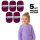 Упаковка 5 шт., Candy-yarn Micro Velour, Бордо №47, мікровелюр 40 г/100 м, плюшева пряжа для в’язання іграшок, амігурумі, пледів - зображення 1