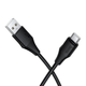 Кабель USB C 2.4 A 1 м для заряджання та передавання даних Hoco X124 чорний - зображення 1