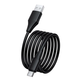Кабель USB C 2.4 A 1 м для заряджання та передавання даних Hoco X124 чорний - зображення 4