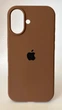 Чехол WAVE Full Silicone Case с защитой 360 по корпусу и внутренней микрофиброй для iPhone 17 Chocolate - изображение 1