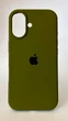 Чехол WAVE Full Silicone Case с защитой 360 по корпусу и внутренней микрофиброй для iPhone 17 Army Green - изображение 1