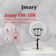 Кільцева світлодіодна лампа LED 46 см 18 дюймів з тримачем для телефона Jmary FM-18R - зображення 3