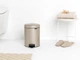 Бак для мусора с педалью Brabantia NewIcon Pedal Bin 5 л шампань 304422 (00800883) - изображение 7