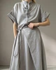 Aсиметрична сукня модель 120 графіт XL - зображення 2