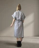 Aсиметрична сукня модель 120 графіт XL - зображення 4