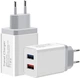 Зарядний пристрій XoKo WC-210 2.4A USB white - зображення 1