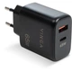 Зарядное устройство Vinga GaN 65W PD+QC 1C1A ports Wall Charger (VCPCHCA65B) - изображение 1