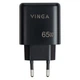Зарядное устройство Vinga GaN 65W PD+QC 1C1A ports Wall Charger (VCPCHCA65B) - изображение 4