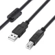 Кабель для принтера USB 2.0 AM/BM 3.0m black ColorWay (CW-CBUB073-BK) - зображення 3